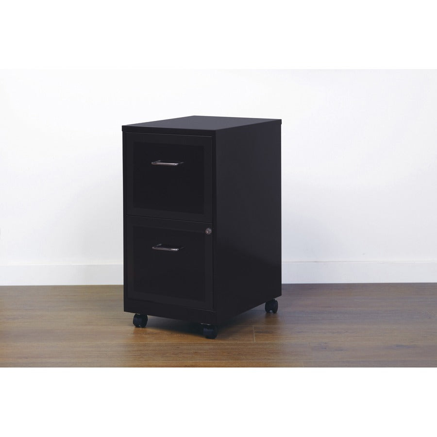 Lorell SOHO 18" 2-Drawer Mobile File Cabinet - 16872