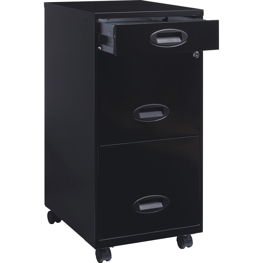 Lorell SOHO 18" 3-Drawer File Cabinet - 17427