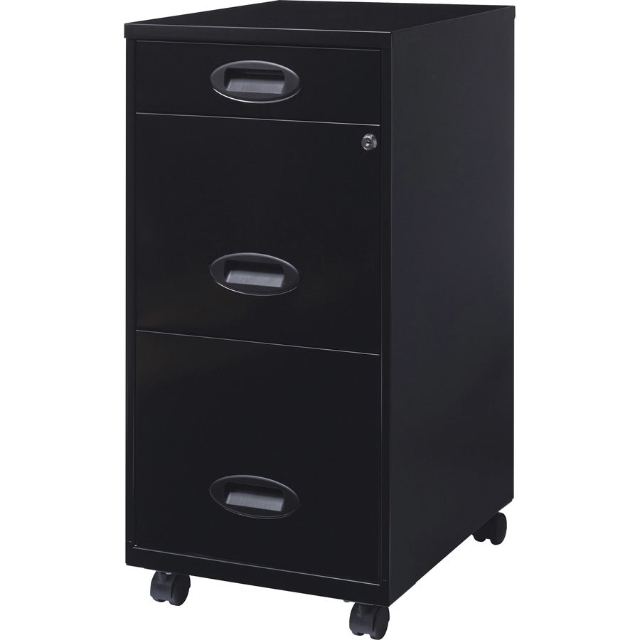 Lorell SOHO 18" 3-Drawer File Cabinet - 17427