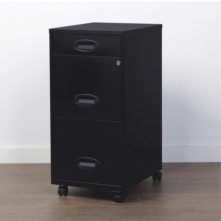 Lorell SOHO 18" 3-Drawer File Cabinet - 17427
