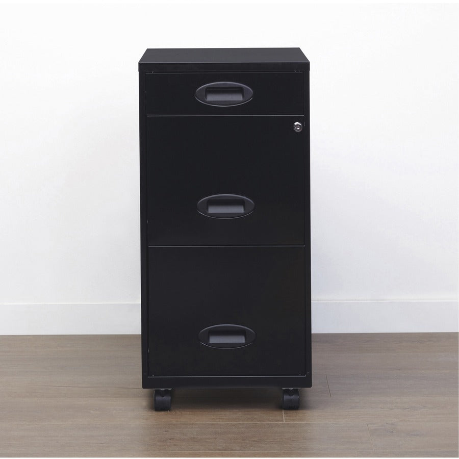 Lorell SOHO 18" 3-Drawer File Cabinet - 17427