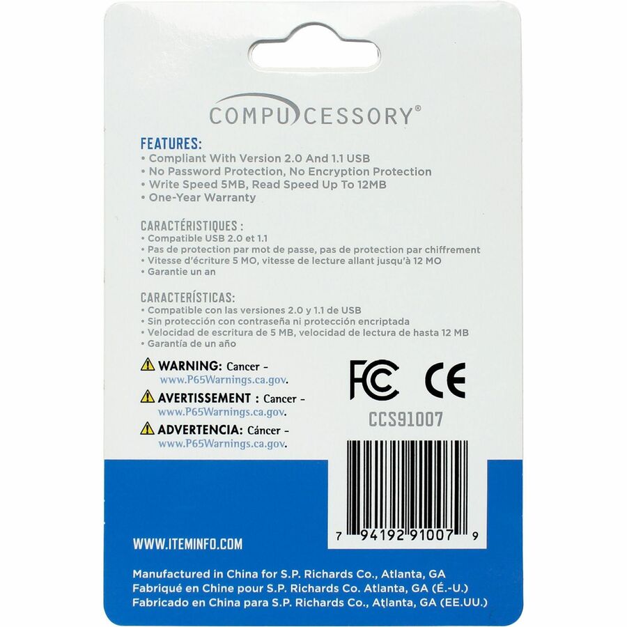 Compucessory Memory Stick-compliant Flash Drive - 91007