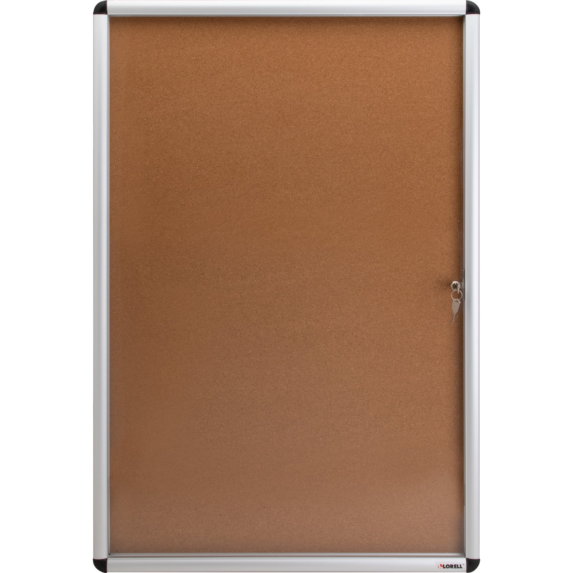 Lorell Enclosed Cork Bulletin Board