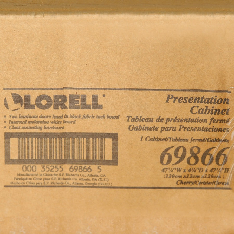 Lorell Dry-erase Whiteboard Presentation Cabinet - 69866