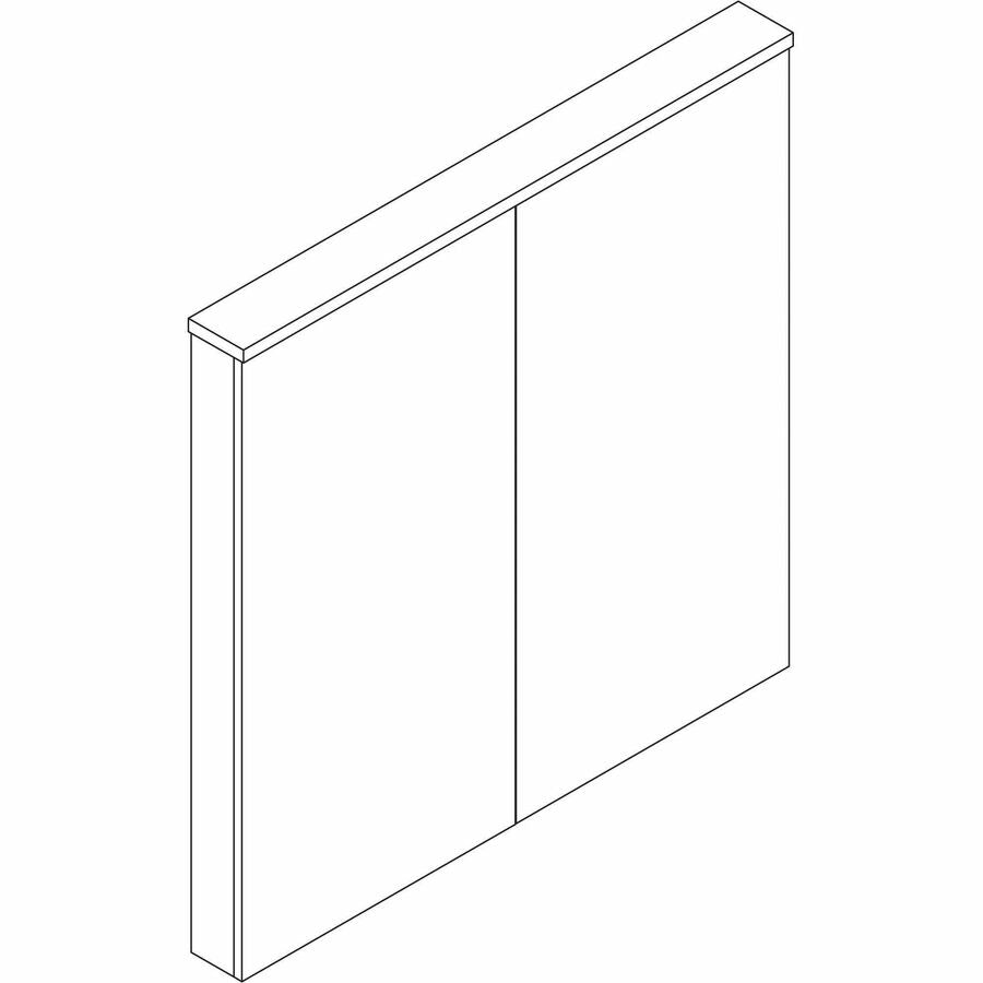 Lorell Dry-erase Whiteboard Presentation Cabinet - 69866