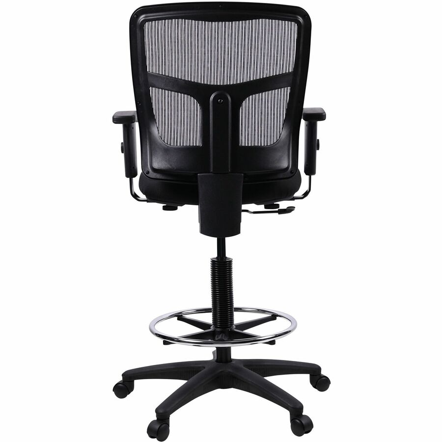 Lorell Ratchet Back Mesh Mid-Back Stool - 86801