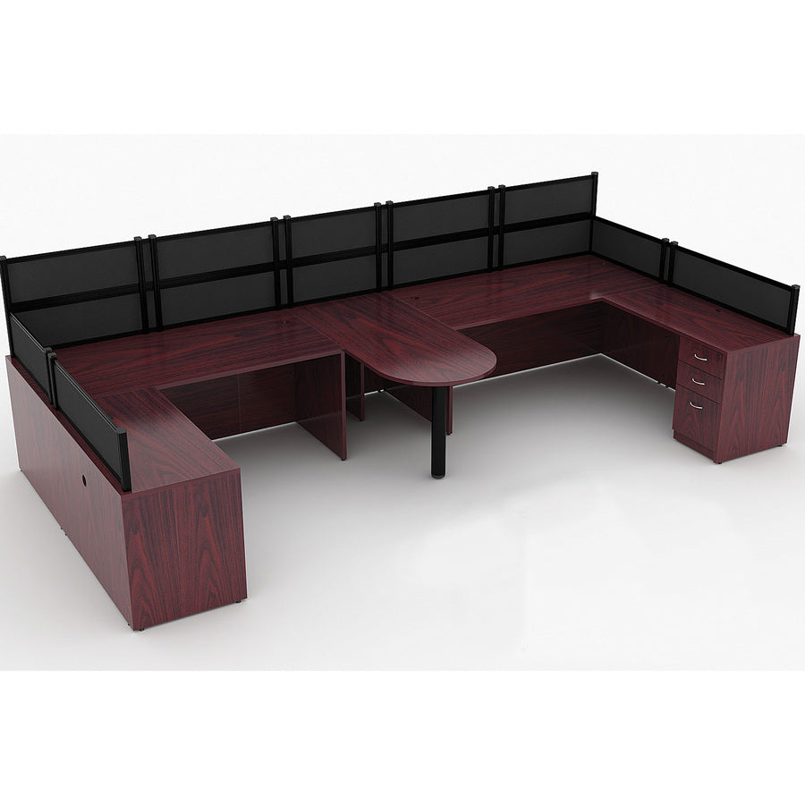 Lorell Desktop Panel System Post - 87605