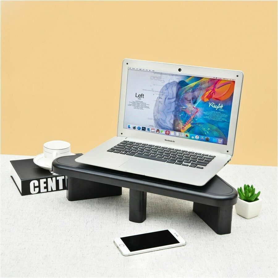 DAC® Stax MP-197 Height Adjustable Corner Monitor Riser, Black - 02184