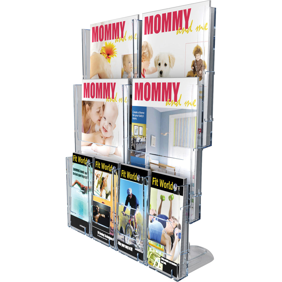 Deflecto Lit Loc Interlocking Magazine Display - 772001