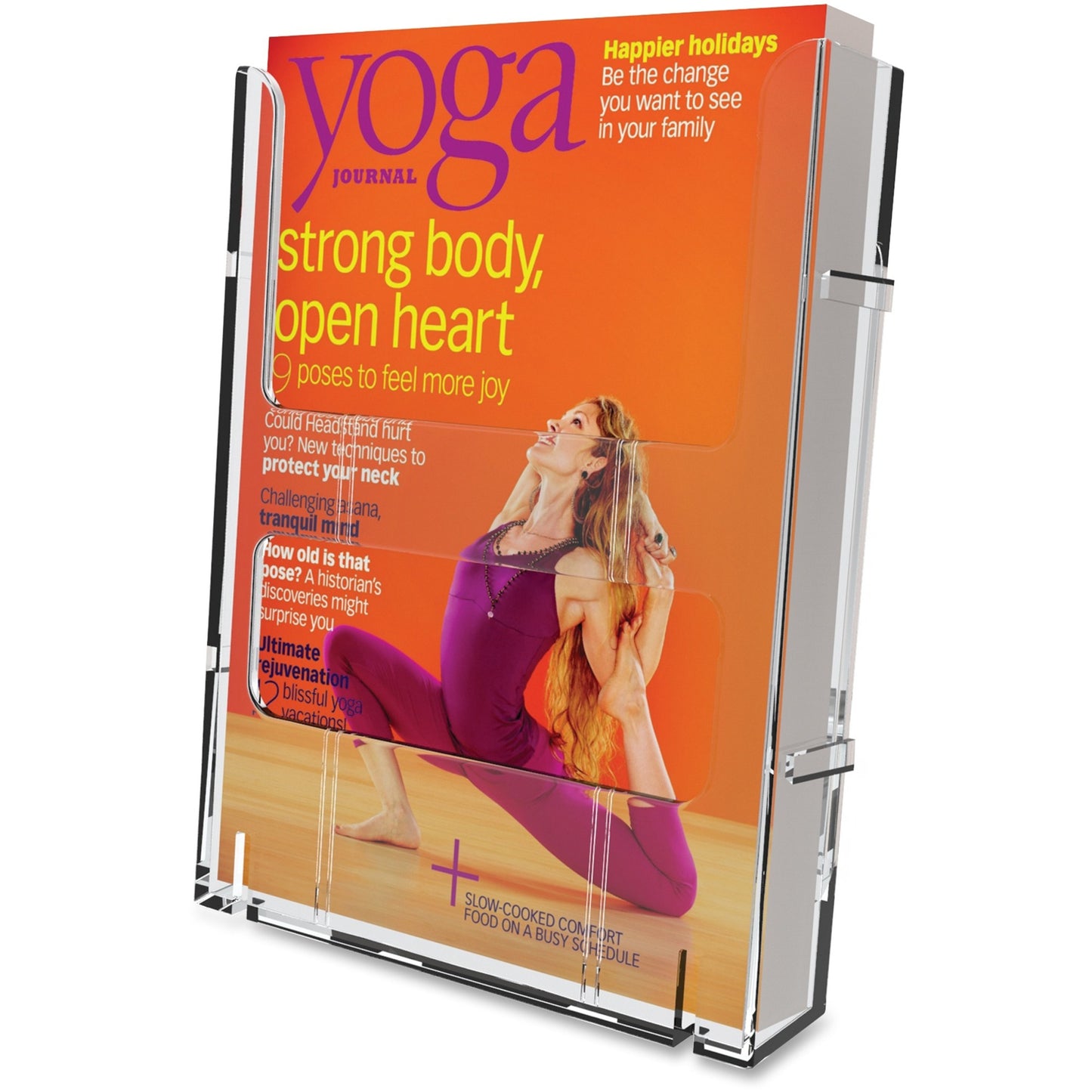 Deflecto Lit Loc Interlocking Magazine Display