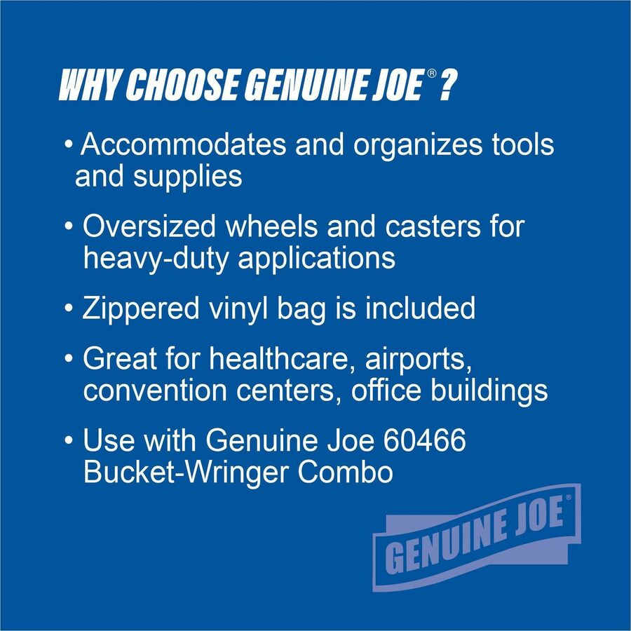 Genuine Joe Workhorse Janitor's Cart - 02342