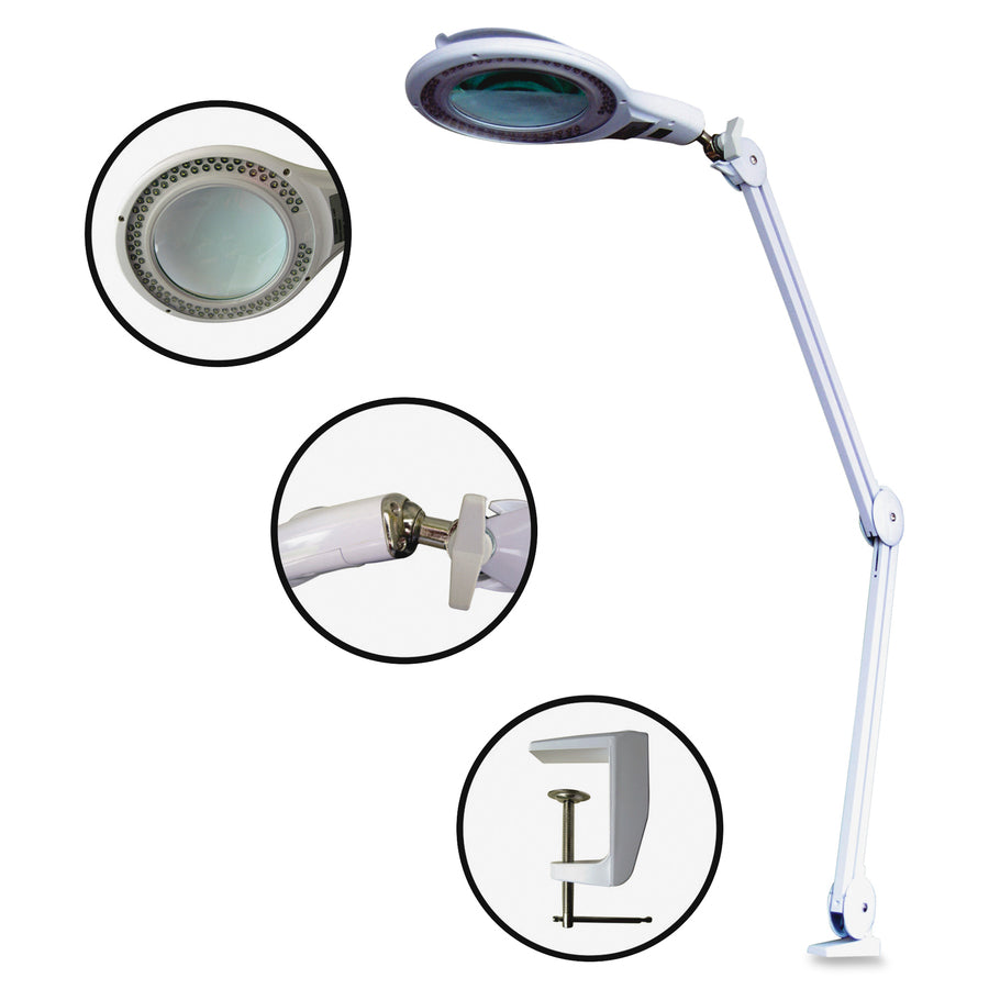 Vision LED Illuminated Magnifier Adj. Lamp - VLED600