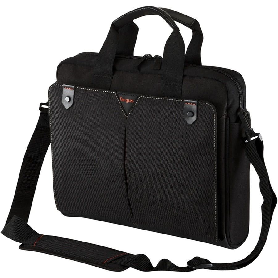 Targus Classic+ CN514CA Carrying Case for 13" to 14.1" Apple iPad Notebook, Business Card, Cellular Phone, Cable, Earphone, Pen, Accessories, Tablet - Black - CN514CA