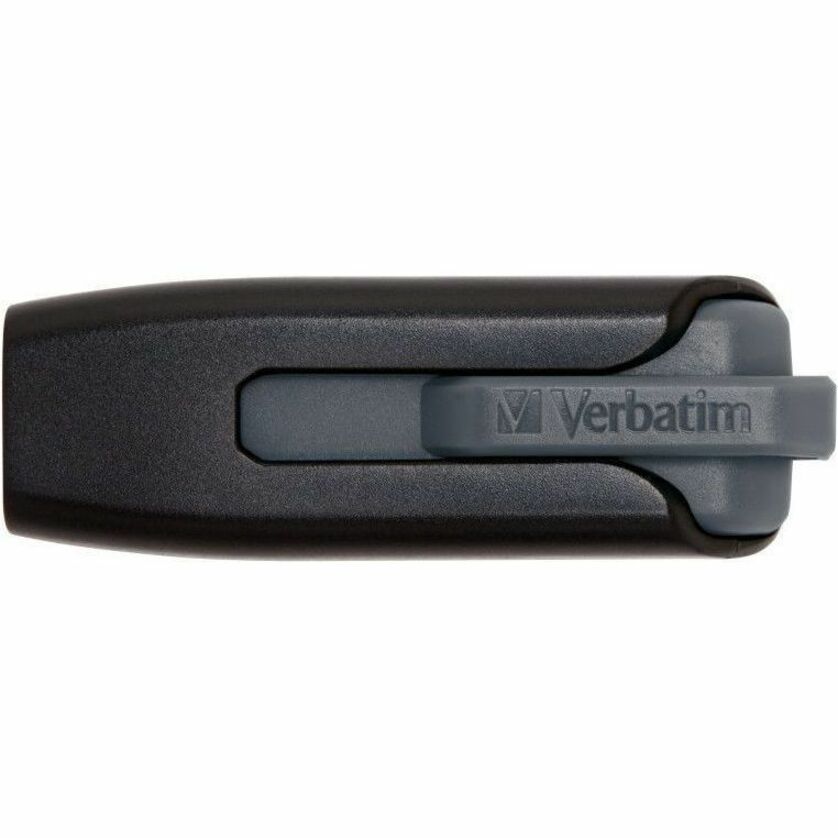 Microban 128GB Store 'n' Go V3 USB 3.2 Gen 1 Flash Drive - Gray - 49189