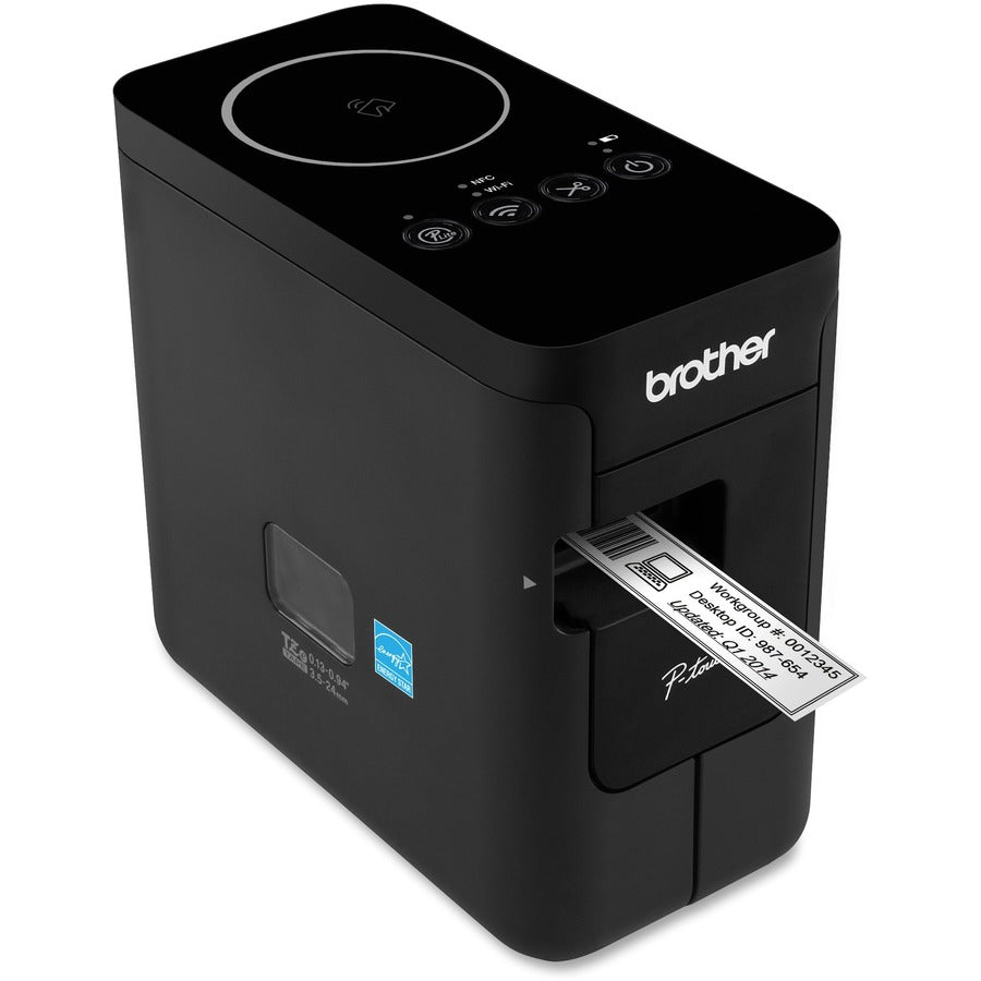 Brother P-touch PT-P750w Desktop Thermal Transfer Printer - Color - Label Print - USB - IEEE 802.11b/g/n Wireless LAN - With Cutter - PT-P750W