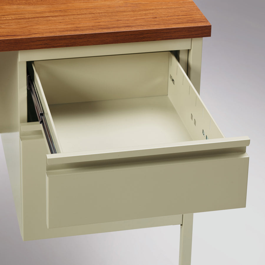 Lorell Fortress Series Double-Pedestal Desk - 60926