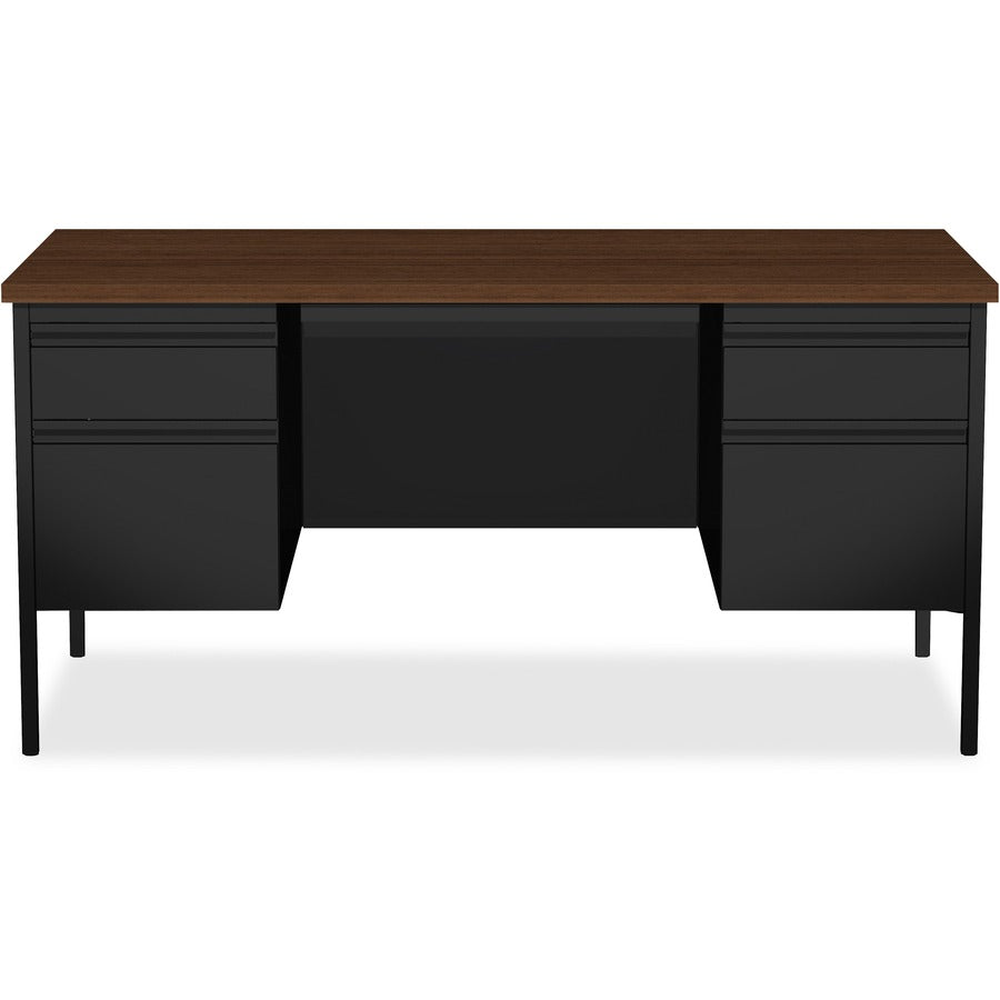Lorell Fortress Series Double-Pedestal Desk - 60927