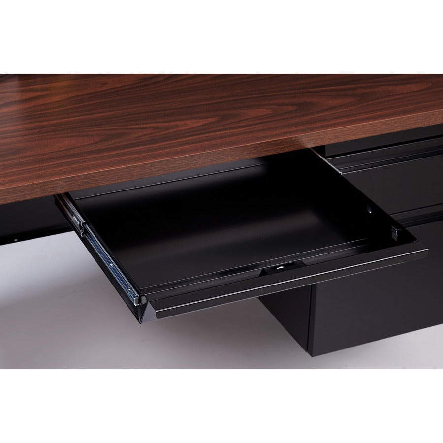 Lorell Fortress Series Double-Pedestal Desk - 60927