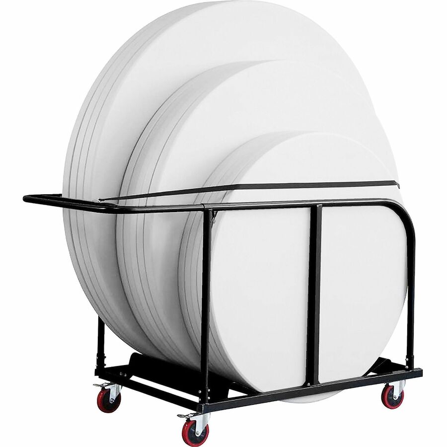 Lorell Round Planet Table Trolley Cart - 65955