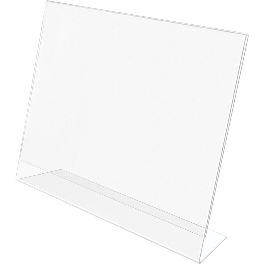 Deflecto Anti-Glare Slanted Sign Holder - 876701