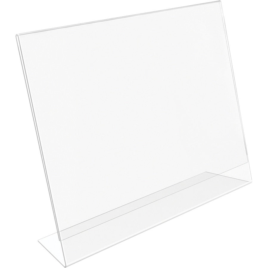 Deflecto Anti-Glare Slanted Sign Holder - 876701