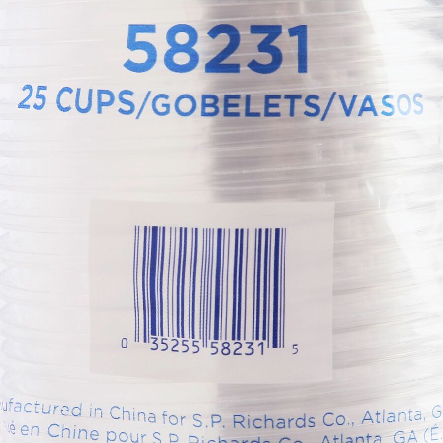 Genuine Joe 12 oz Clear Plastic Cups - 58231