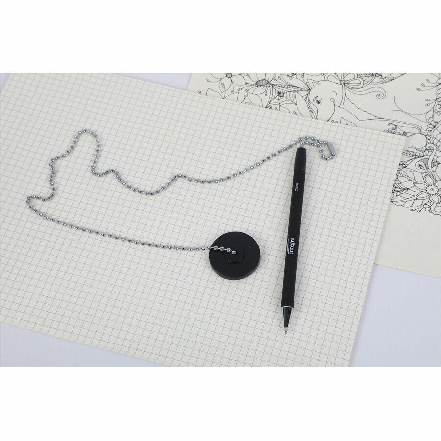 Integra Antimicrobial Rubber Barrel Counter Pen - 38648