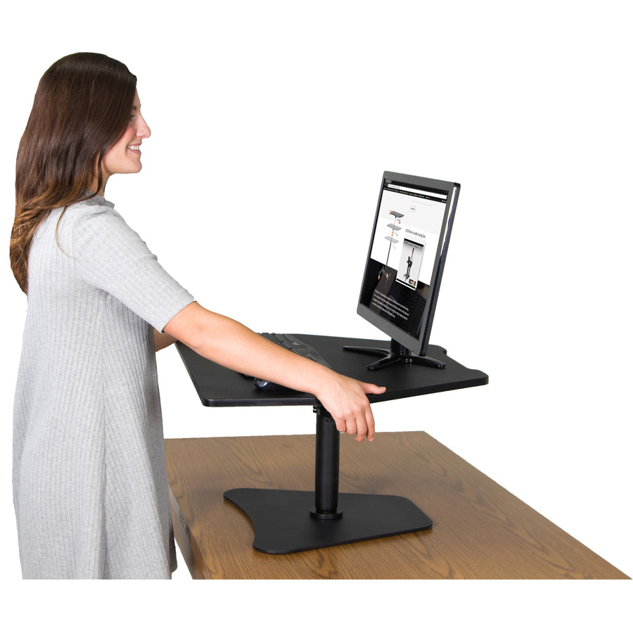 Victor High Rise Adjustable Stand-Up Desk Converter - DC200