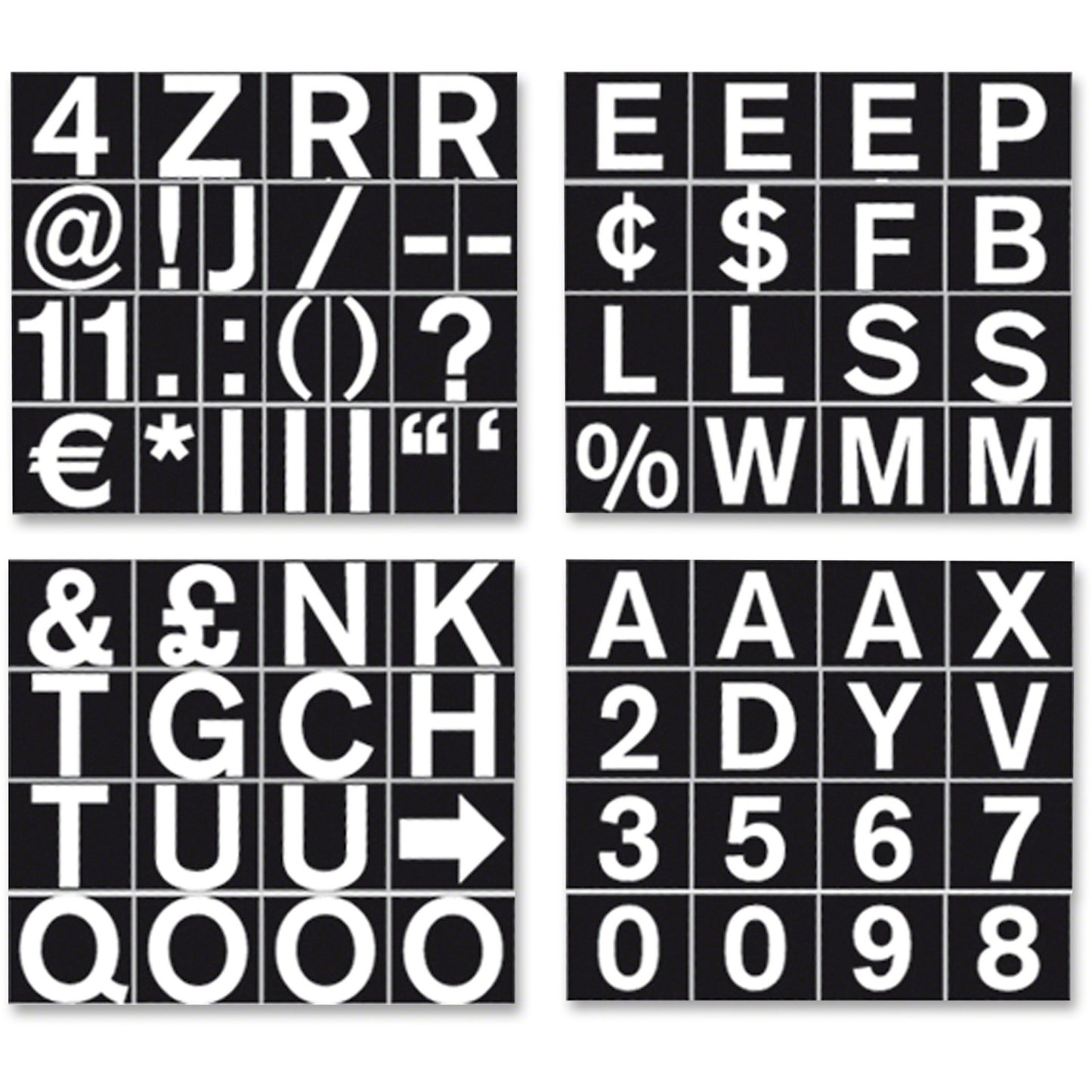 MasterVision Magnetic Letters