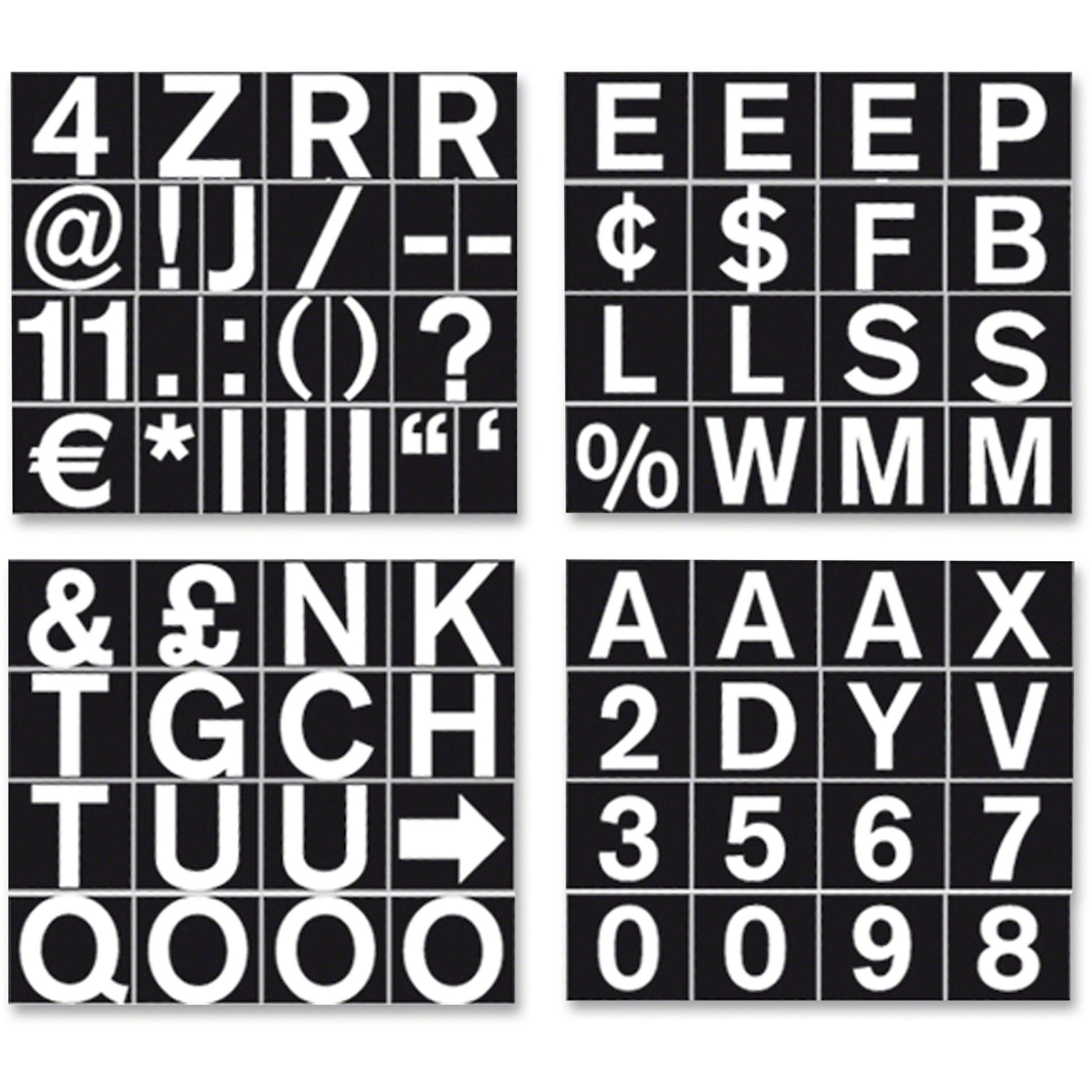 MasterVision Magnetic Letters