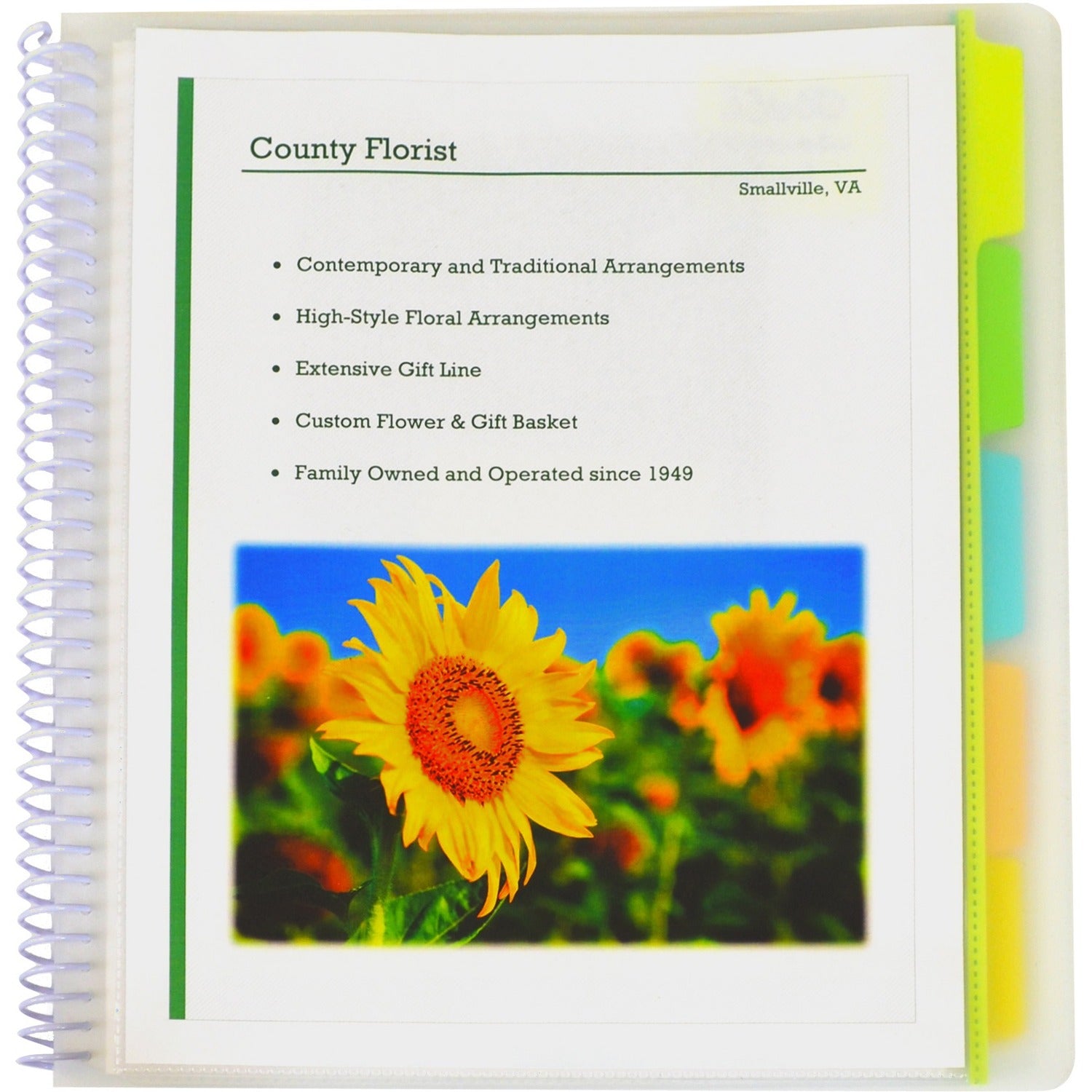 C-Line Letter Presentation Folder