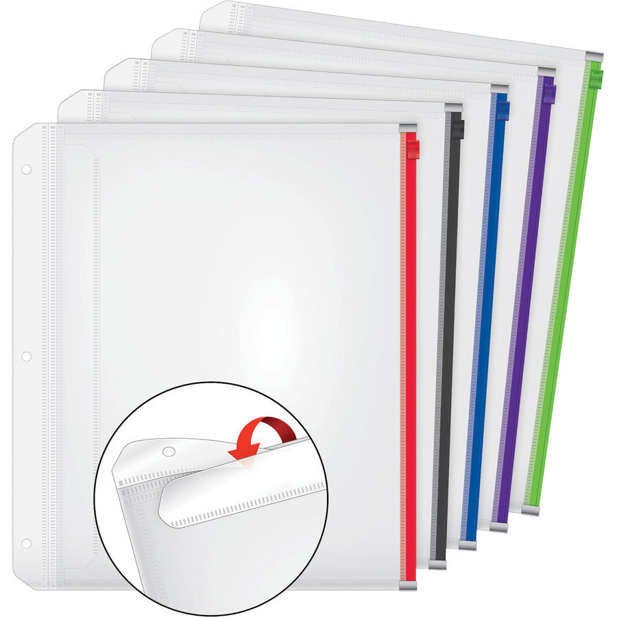 Cardinal® Zipper Binder Pockets - 14650
