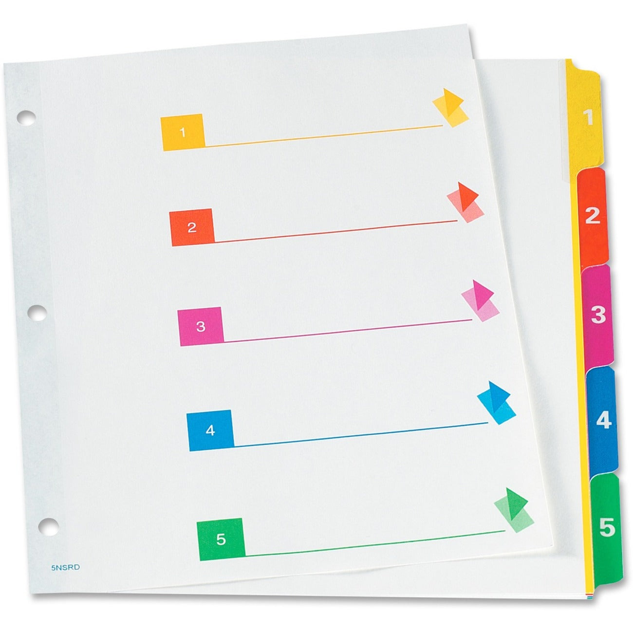 TOPS RapidX 5 & 8 Tab Super Colour Coded Dividers