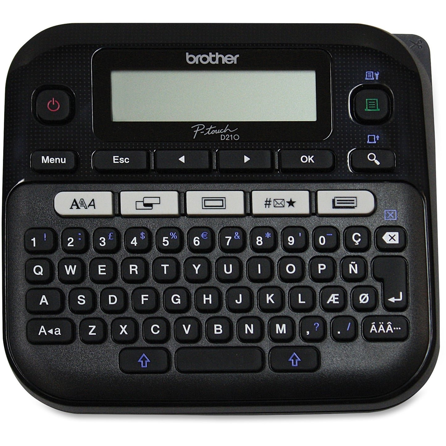 P-touch PT-D210BK Easy-to-Use Label Maker