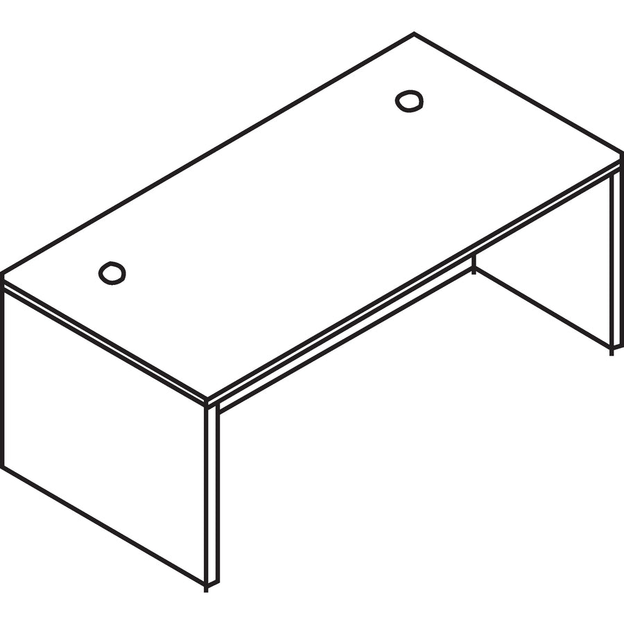 HON Rectangle Desk Shell, 72"W - BL2101ESES