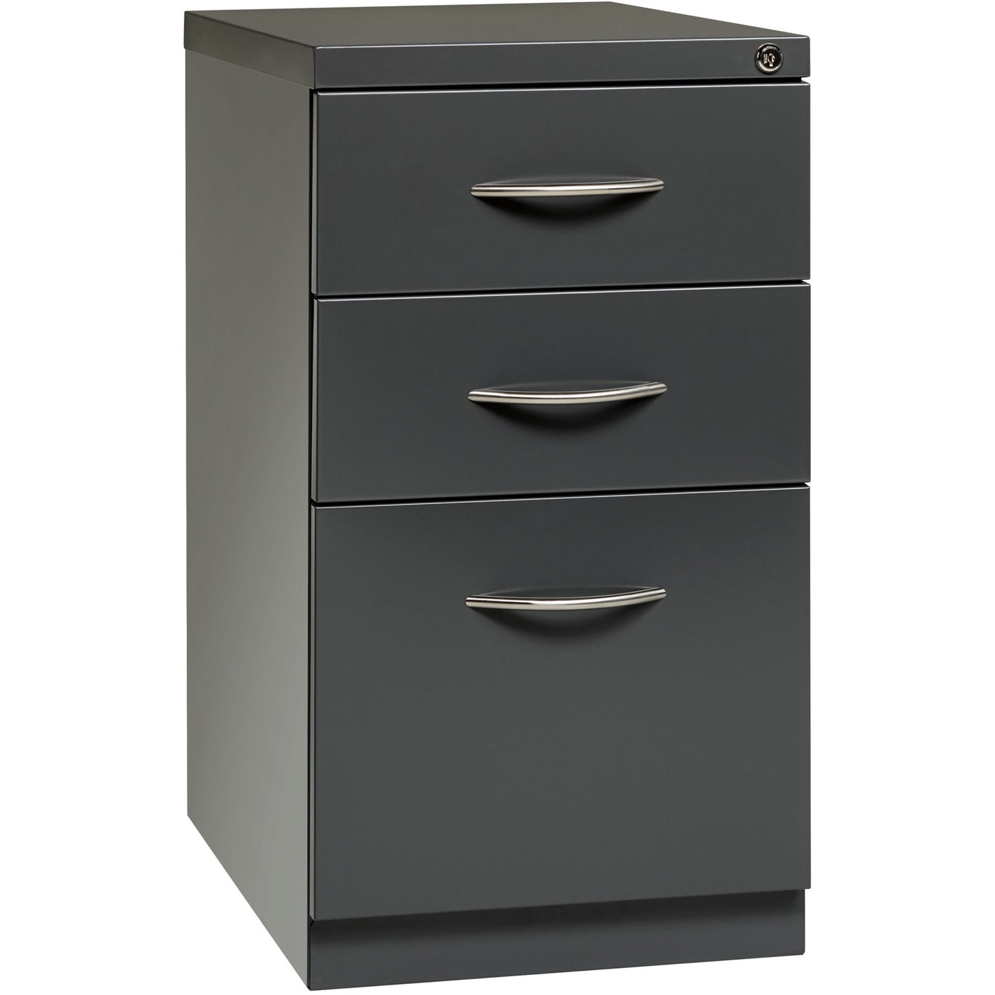 Lorell Premium Box/Box/File Mobile File Cabinet with Arch Pull