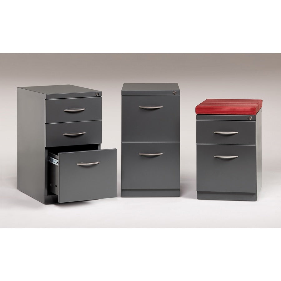 Lorell Premium Box/Box/File Mobile File Cabinet with Arch Pull - 79130