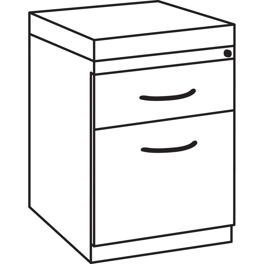 Lorell Premium Box/File Mobile File Cabinet with Arm Pull - 79133