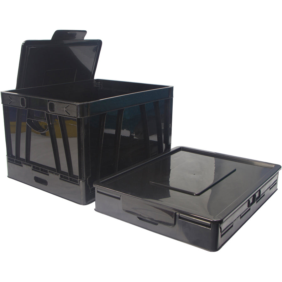 Storex Collapsible Storage Crate - 61809U04C