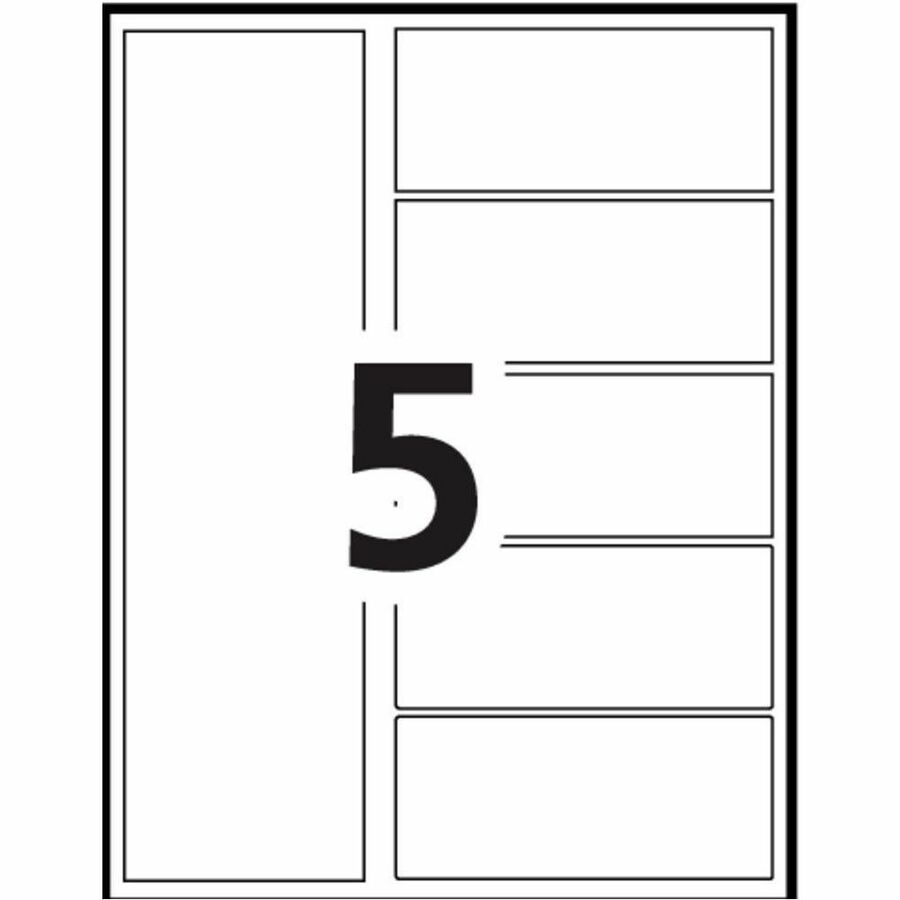 Avery Ready Index® Customizable Table of Contents Dividers 5 Tabs, for Laser and Inkjet Printers - 11840