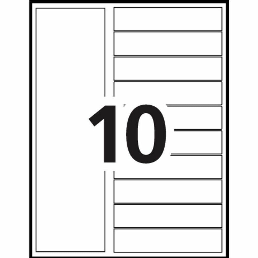 Avery Ready Index® Customizable Table of Contents Dividers 10 Tabs, for Laser and Inkjet Printers - 11842