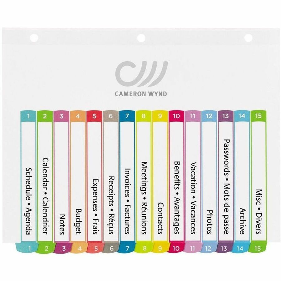 Avery Ready Index® Customizable Table of Contents Dividers Tabs A - Z, for Laser and Inkjet Printers - 11845