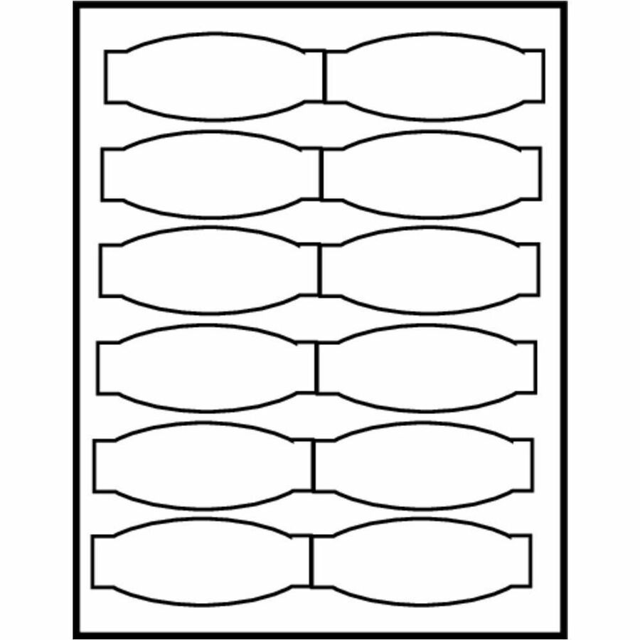 Avery Big Tab™ UltraLast™ Plastic Dividers for Laser and Inkjet Printers, 5 tabs - 24900