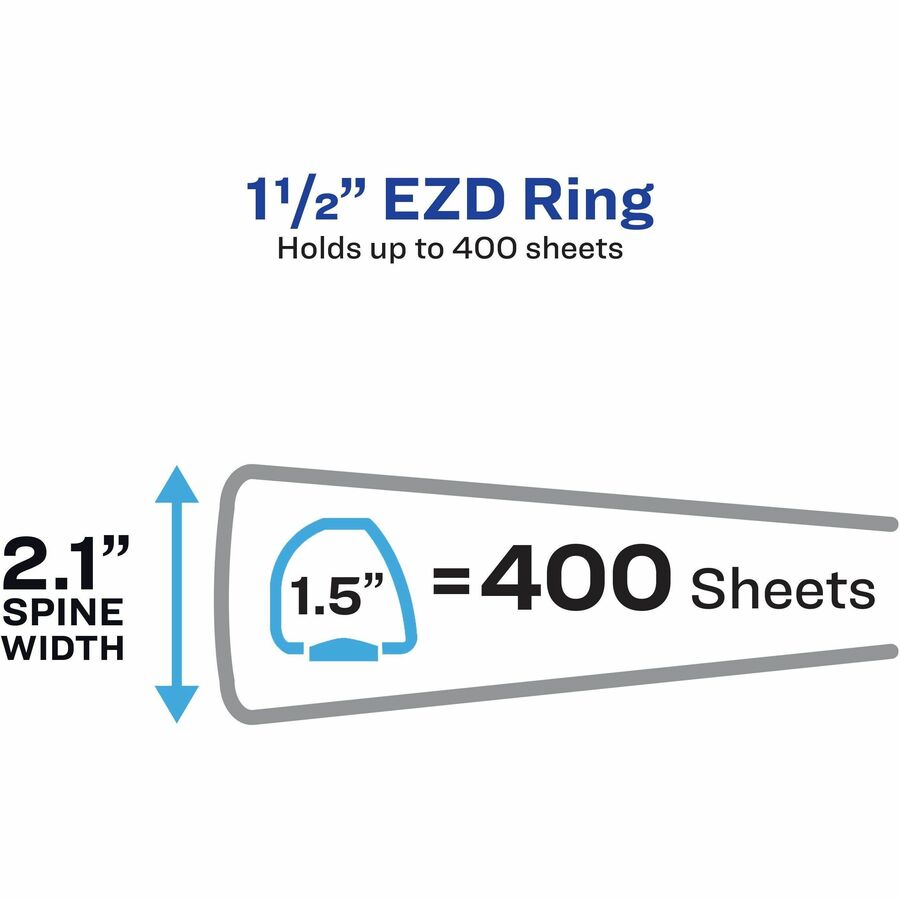 Avery® Heavy-Duty View Binders - Locking One Touch EZD Rings - 79773