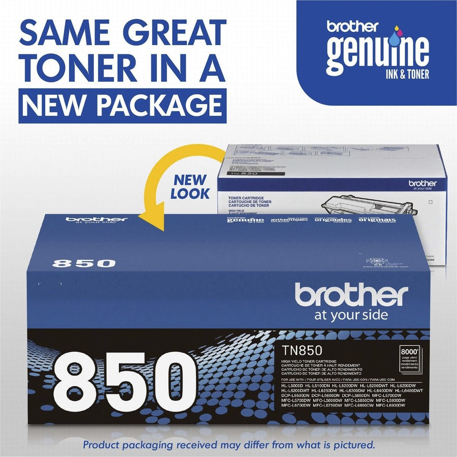 Brother TN850 Original Toner Cartridge - TN850