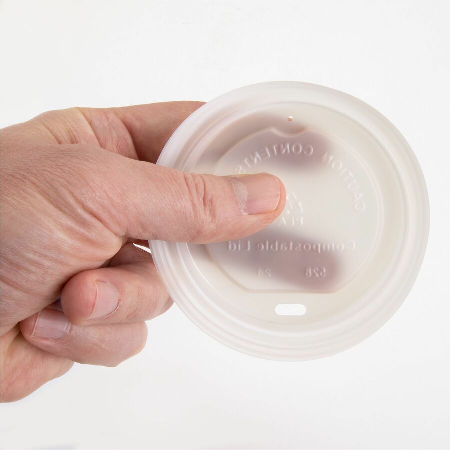 Genuine Joe Vented Hot Cup Lid - 10212