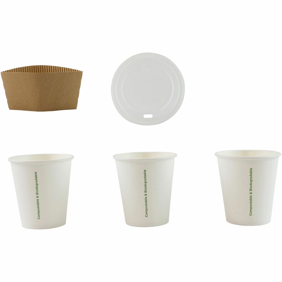 Genuine Joe 10 oz Eco-friendly Paper Cups - 10214