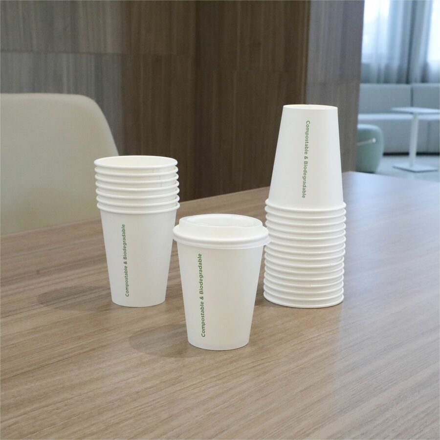 Genuine Joe 12 oz Eco-friendly Paper Cups - 10215