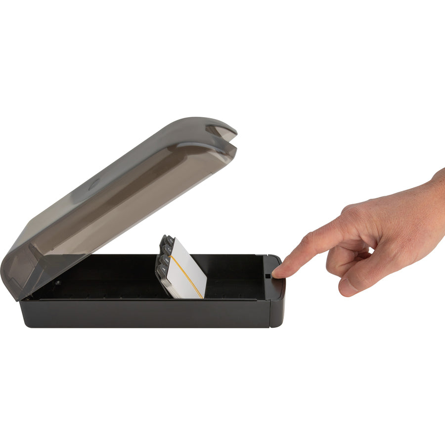 Lorell Desktop Business Card File - 01029