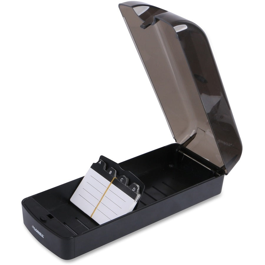Lorell Desktop Business Card File - 01029